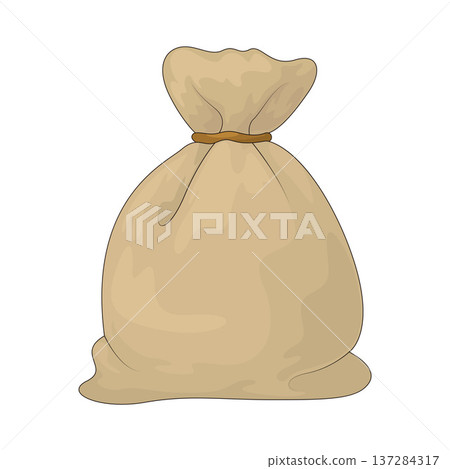 Illustration of Sandbags Illustration of Sandbags 137284317