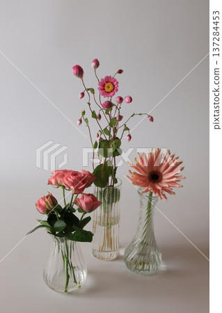 Pink flowers Pink flowers 137284453