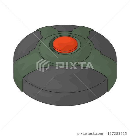 Illustration of landmine 137285315
