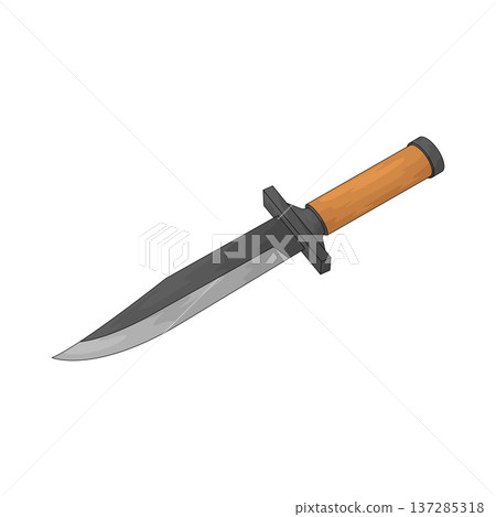 Illustration of Survival Knife 137285318