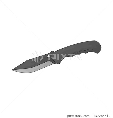 Illustration of Tactical Knife 137285319
