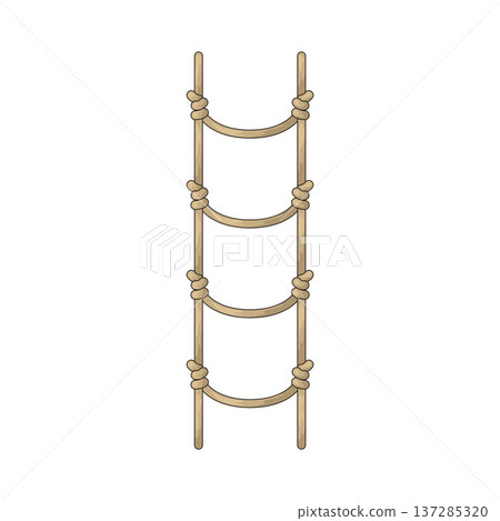 Illustration of Rope Ladder 137285320