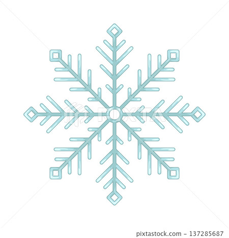 Illustration of Snowflake Illustration of Snowflake 137285687
