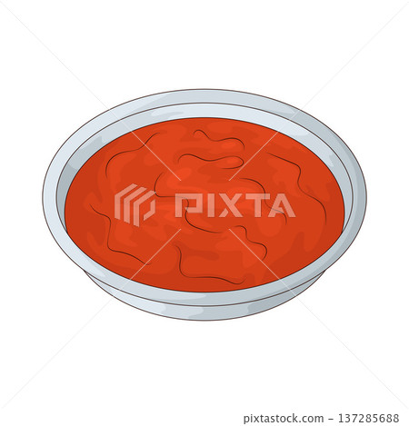 Illustration of Cranberry Sauce 137285688