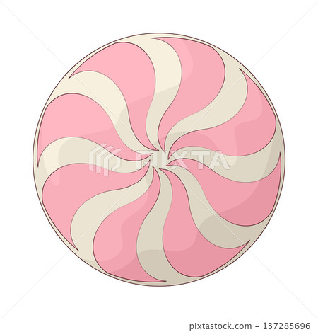 Illustration of Peppermint Candy Illustration of Peppermint Candy 137285696