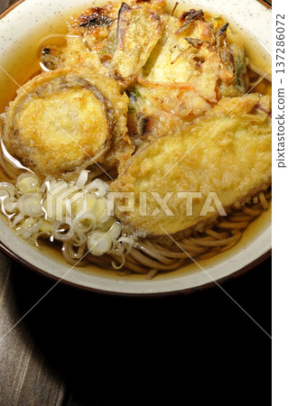 Tempura soba noodles Tempura soba noodles 137286072
