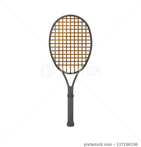 Illustration of Tennis Racket 137286196