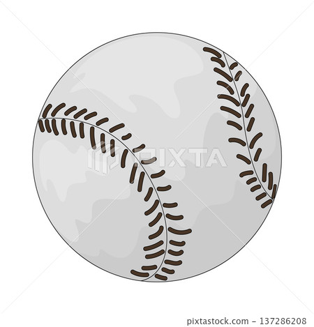 Illustration of Baseball Ball Illustration of Baseball Ball 137286208