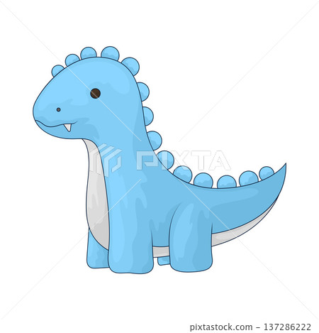 Illustration of Toy Dinosaur Illustration of Toy Dinosaur 137286222