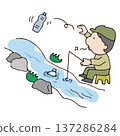 Marine plastic waste 137286284