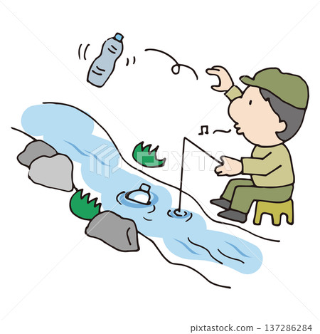 Marine plastic waste 137286284