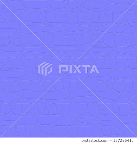 Subtle Stylized Stone Grid Normal Map 137286413