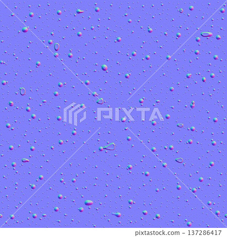 Scattered Liquid Droplets Normal Map Texture Scattered Liquid Droplets Normal Map Texture 137286417