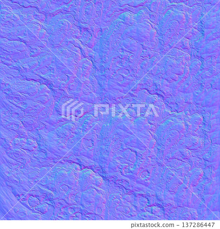 Embroidery Floral Pattern Normal Map Texture Embroidery Floral Pattern Normal Map Texture 137286447