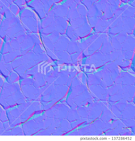 Cracked Organic Earth Normal Map Relief Cracked Organic Earth Normal Map Relief 137286452
