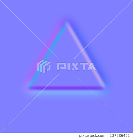 Minimalist Embossed Triangle Normal Map 137286461