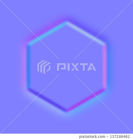 Geometric Embossed Hexagon Normal Map Geometric Embossed Hexagon Normal Map 137286462
