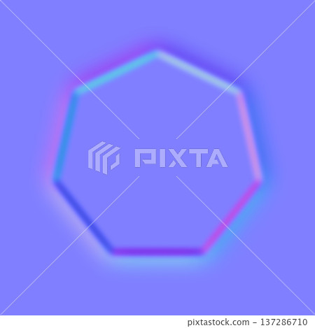 Geometric Embossed Heptagon Normal Map Geometric Embossed Heptagon Normal Map 137286710