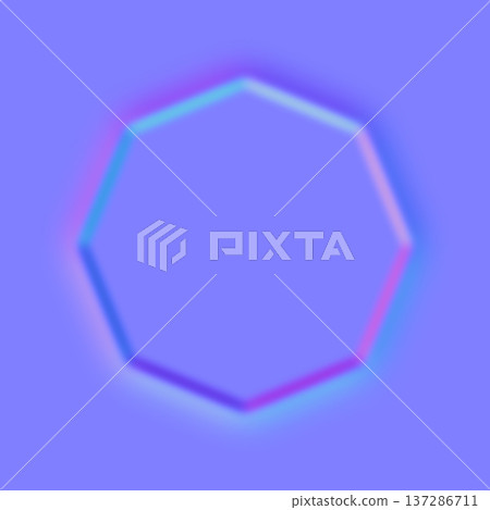Concave Octagon Outline Normal Map Concave Octagon Outline Normal Map 137286711