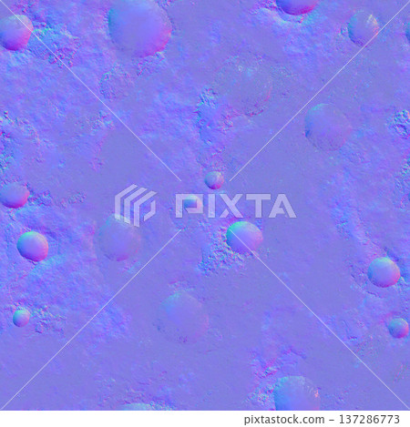 Seamless Lunar Cratered Ground Normal Map 137286773