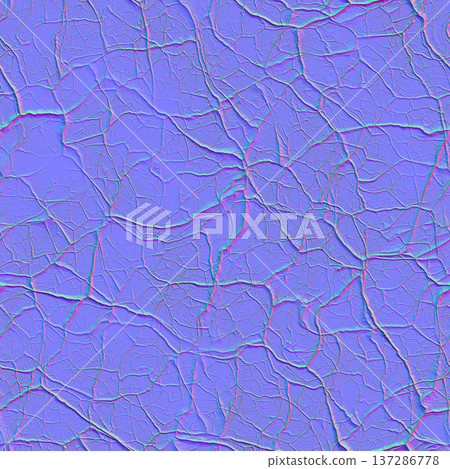 Cracked Dry Earth Soil Normal Map Seamless 137286778