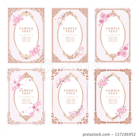 春櫻花畫框 137286952