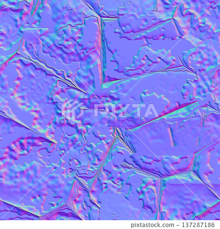 Fragmented Organic Surface Normal Map for Bio-Tech 3D Asset Texturing Fragmented Organic Surface Normal Map for Bio-Tech 3D Asset Texturing 137287186
