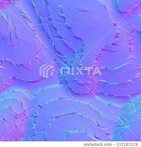 Cracked Layered Rock Surface Normal Map for PBR Material Design Cracked Layered Rock Surface Normal Map for PBR Material Design 137287229