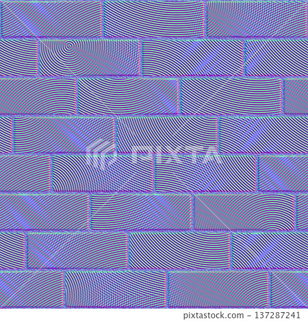 Stylized Spiral Brick Wall Normal Map PBR Texture Stylized Spiral Brick Wall Normal Map PBR Texture 137287241