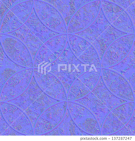 Rough Petal Ornament Normal Map for 3D Design Assets 137287247