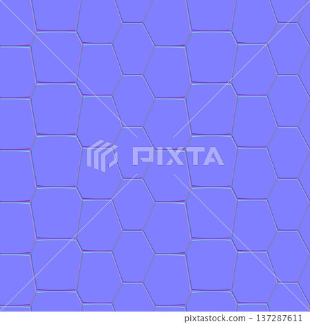 Clean Hexagon Mesh Normal Map Texture Clean Hexagon Mesh Normal Map Texture 137287611