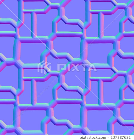 Deep Groove Abstract Cobblestone Normal Map Deep Groove Abstract Cobblestone Normal Map 137287621