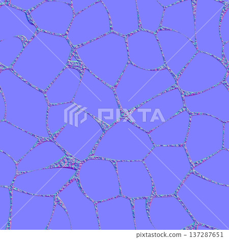 Textured Crack Pattern Outline Normal Map Textured Crack Pattern Outline Normal Map 137287651