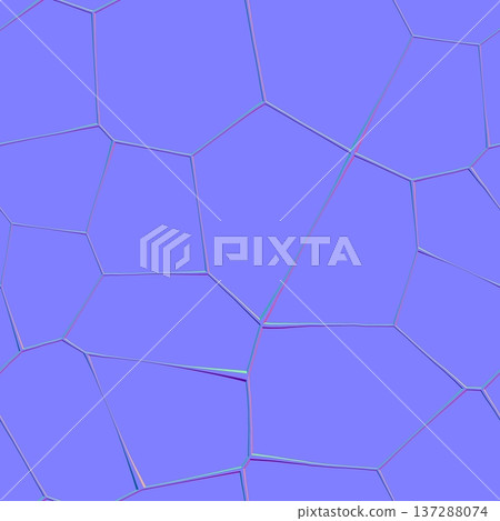 Geometric Cell Wireframe Normal Map 137288074