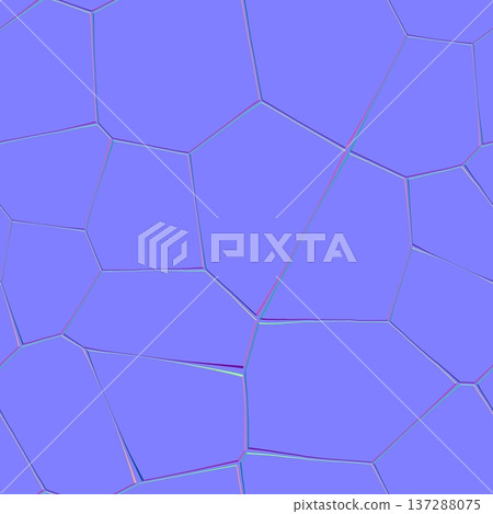 Clean Voronoi Boundary Normal Map Clean Voronoi Boundary Normal Map 137288075