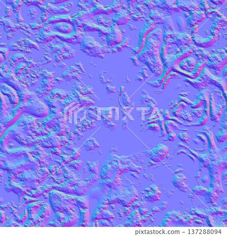 Eroded Organic Stone Normal Map Eroded Organic Stone Normal Map 137288094