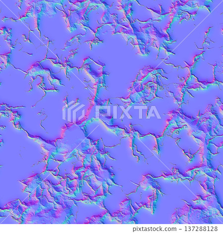 Deep Cracked Rock Surface Normal Map Deep Cracked Rock Surface Normal Map 137288128