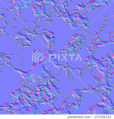 Weathered Rock Fracture Normal Map 137288132