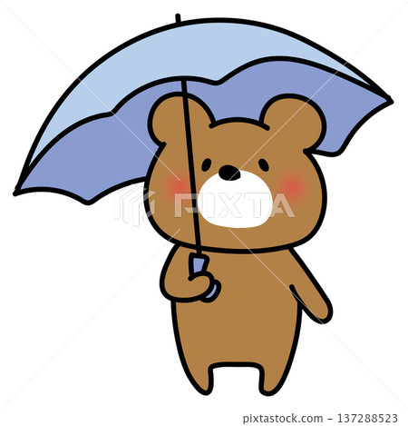 庫馬波特撐著傘 137288523