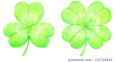 Set of clovers 137288916
