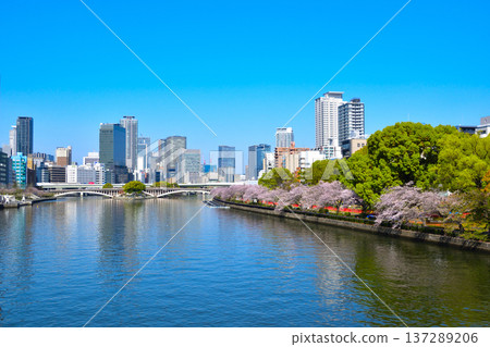 Spring Osaka Okawa Minamitenma Park 137289206