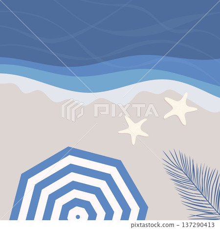 ocean beach vector ocean beach vector 137290413