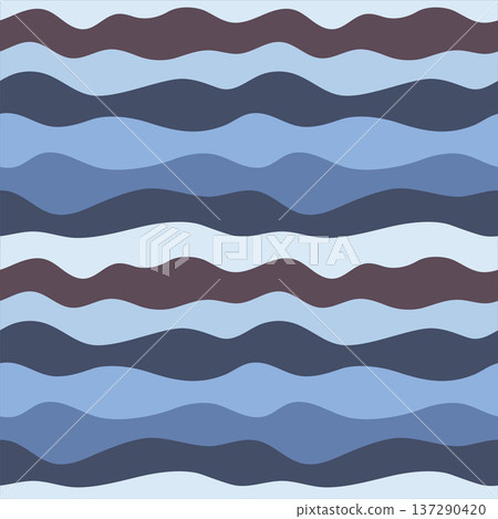 colorful abstract wavy pattern 137290420