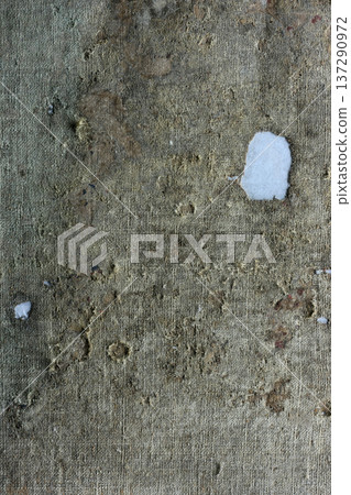 Very old fabric is spoiled by time. top view. close-up Very old fabric is spoiled by time. top view. close-up 137290972