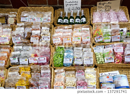 kiosk with sweets kiosk with sweets 137291741