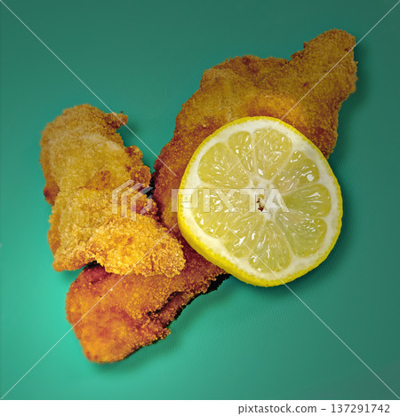 Coated escalope Coated escalope 137291742