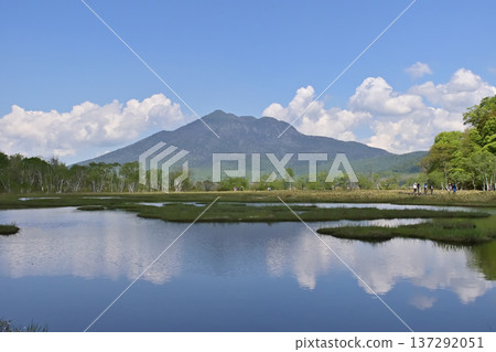View of Mt. Hiuchigatake from Ozegahara View of Mt. Hiuchigatake from Ozegahara 137292051