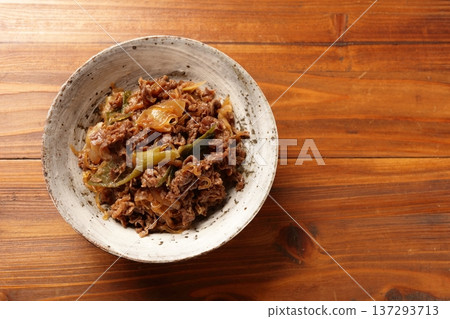Boiled beef steak Boiled beef steak 137293713