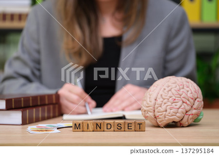 Exploring the power of mindset through creative thinking and brain engagement in a focused workspace 137295184