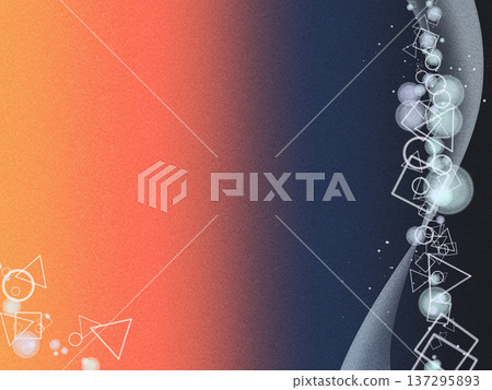 Gradient geometric pattern Gradient geometric pattern 137295893